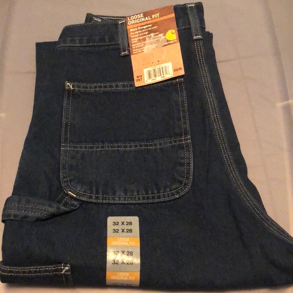 MEN'S UTILITY JEAN - LOOSE FIT - 100% COTTON DENIM - Picture 1 of 1